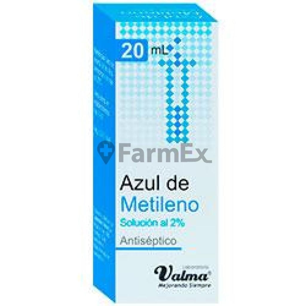 Azul de Metileno 2 % x 20 mL Farmex-MiaHealth-Persistente